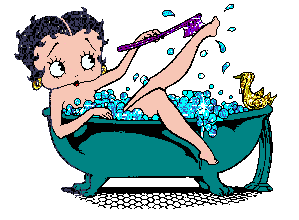 betty dans son bain